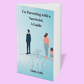 Book cover of “Co-Parenting with a Narcissist: A Guide”  A practical guide for survivors