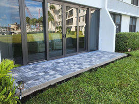 paver patio old towne combo glacier blend
