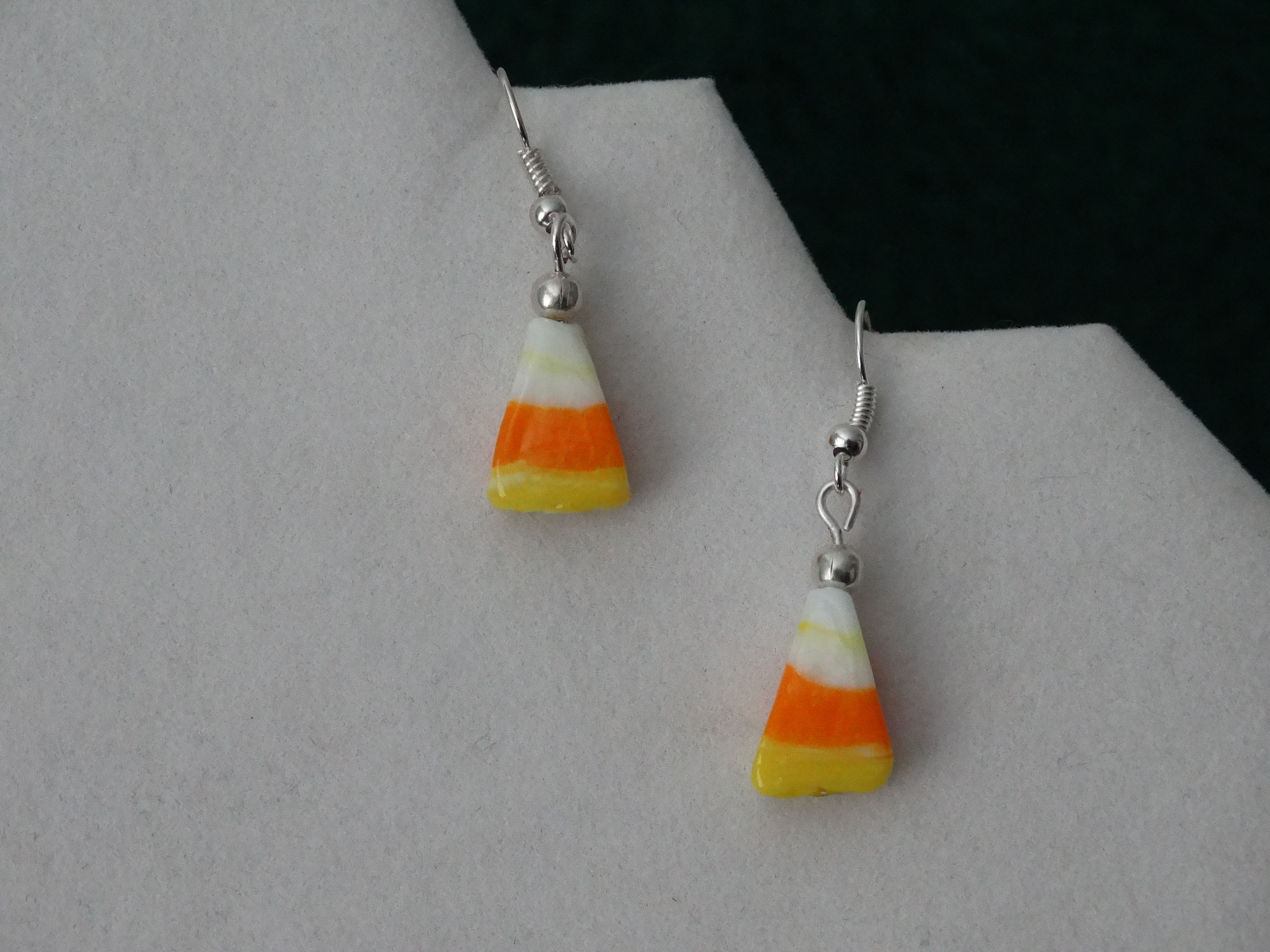 Candy Corn Earrings