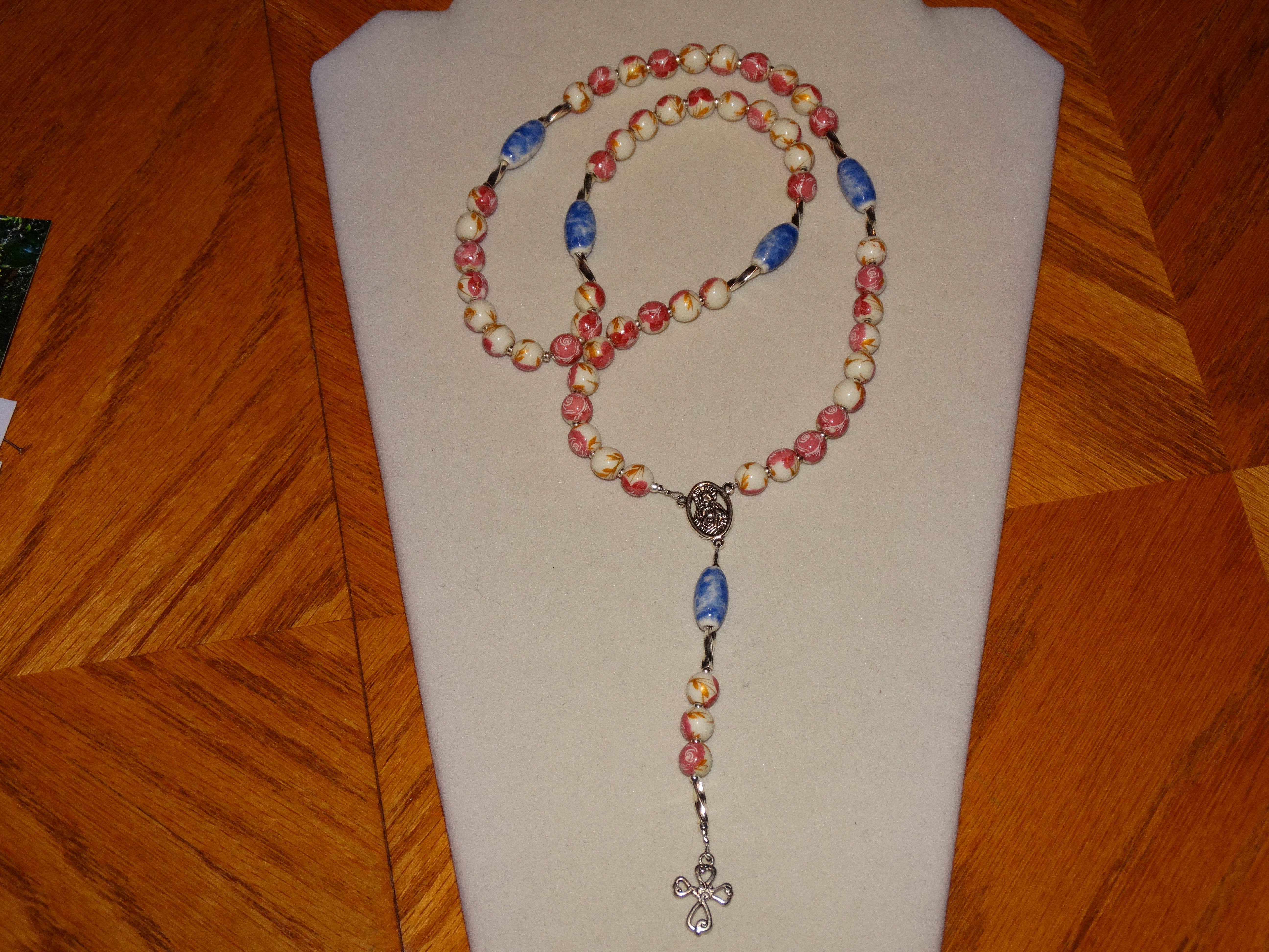 Pink Rose Rosary