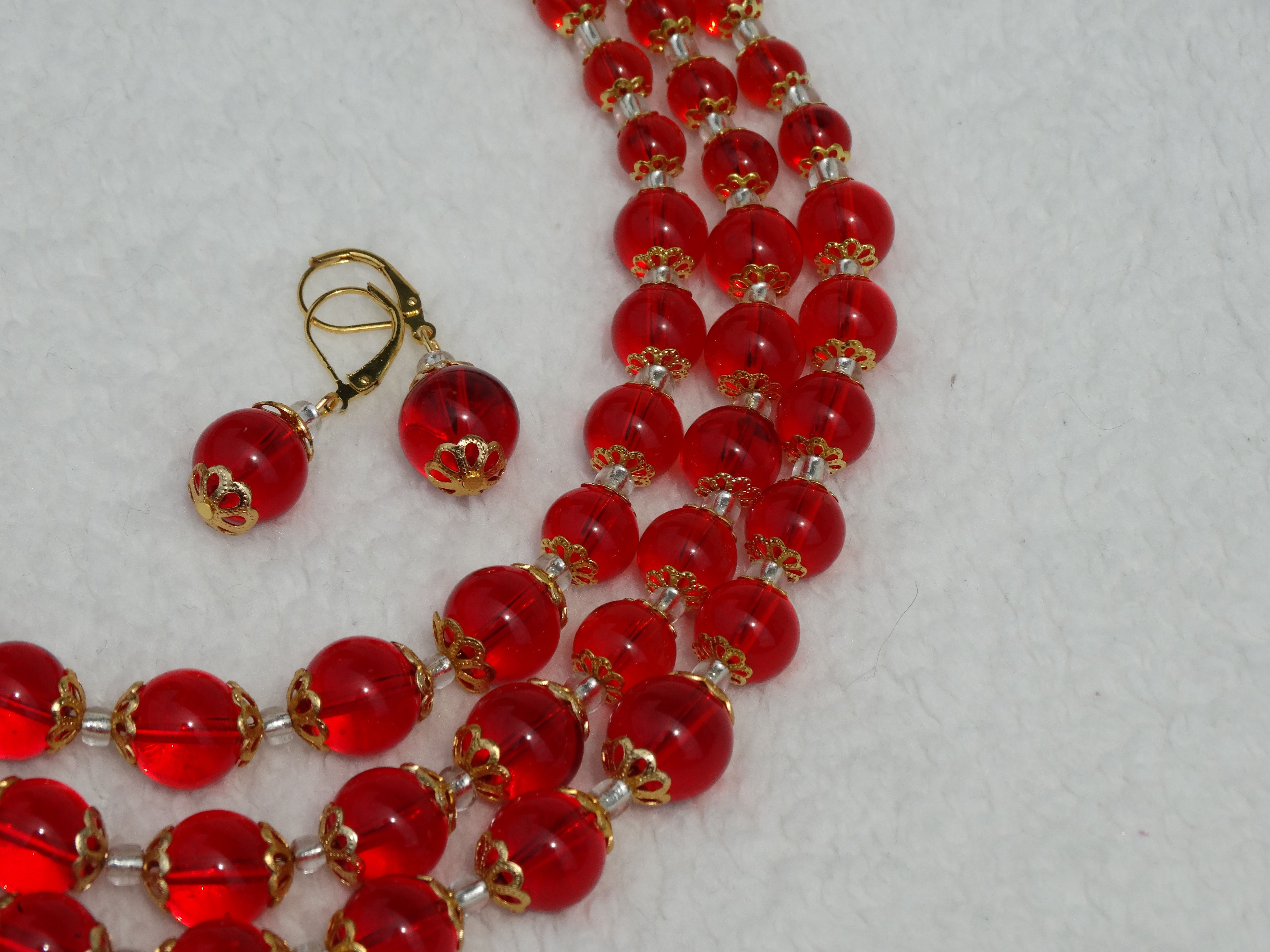 Power Red Earrings