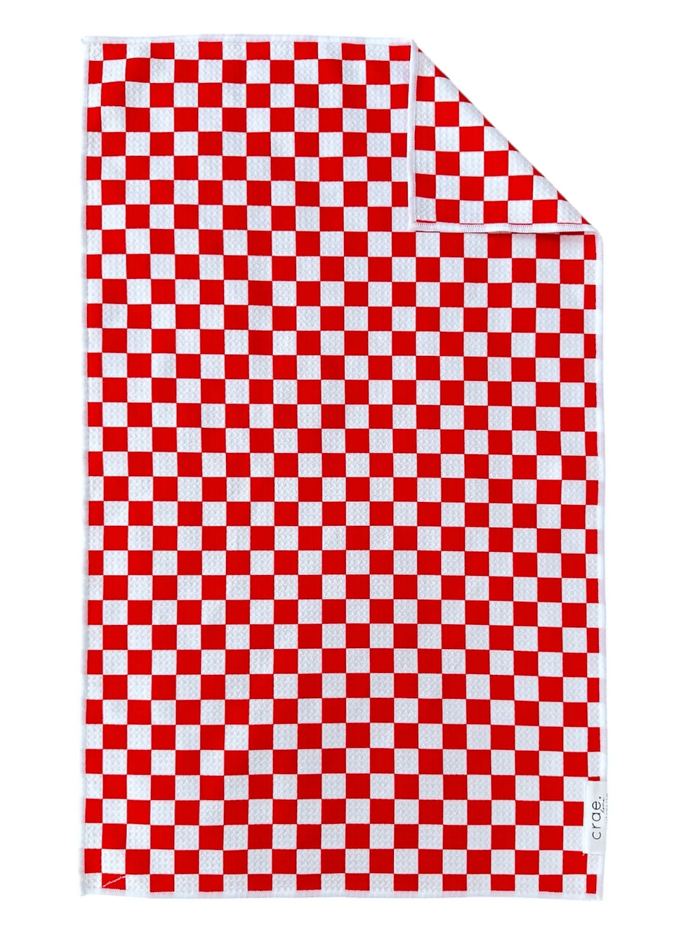 Red & White Game Day: Double-Sided Hand Towel