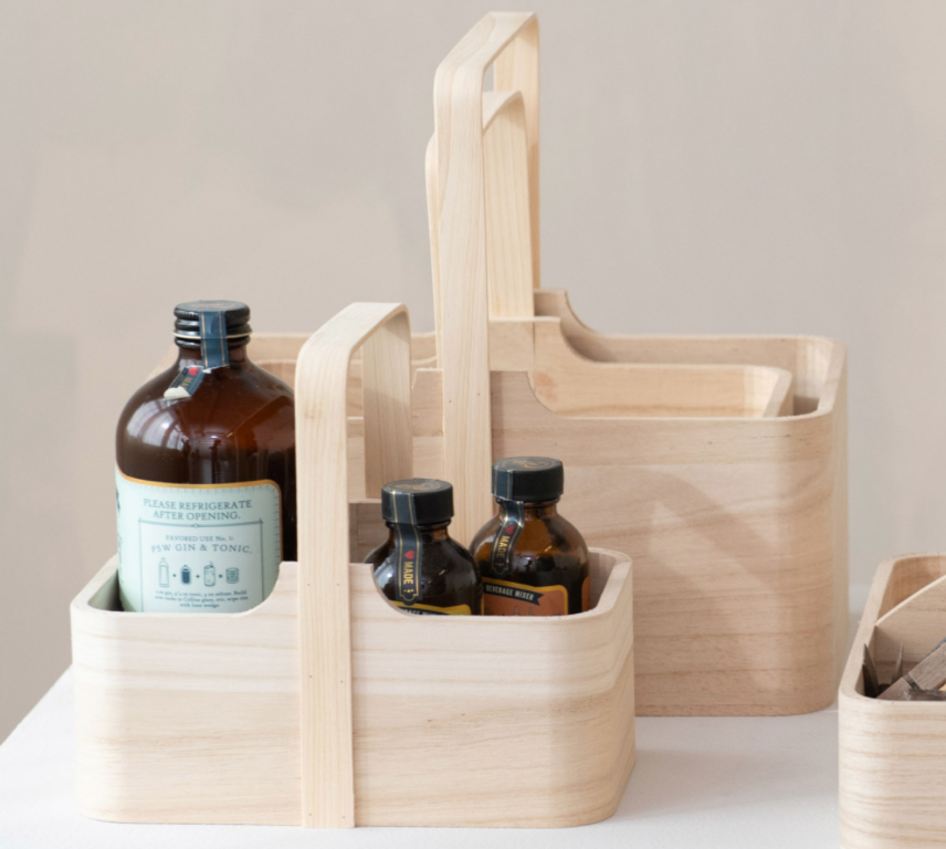 Paulownia Wood Nesting Boxes with Handles