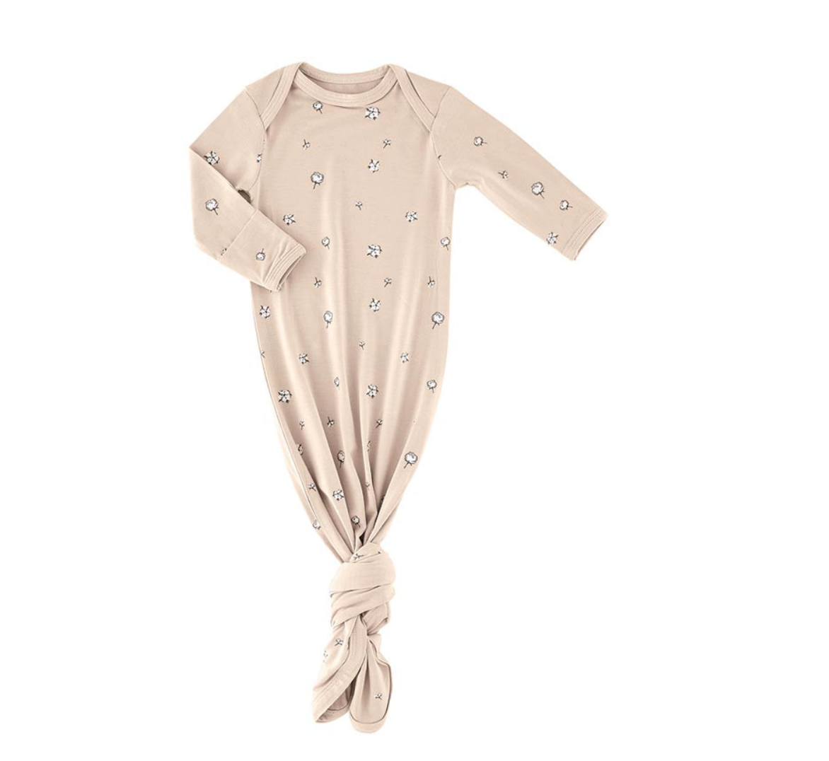 Knotted Gown - Pink Cotton Blossom