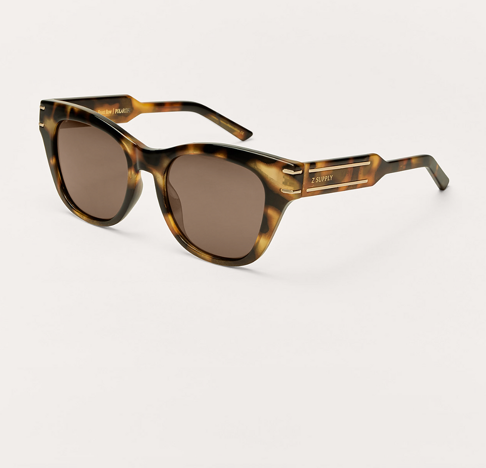 Thumbnail: Front Row Sunglasses, Brown-Tortoise Polarized
