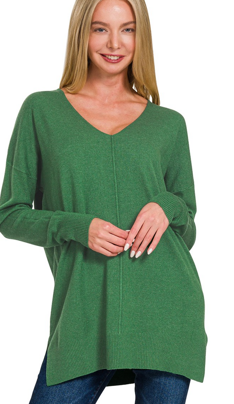 Feelin' Cuddled Up Sweater, Green Bay Green