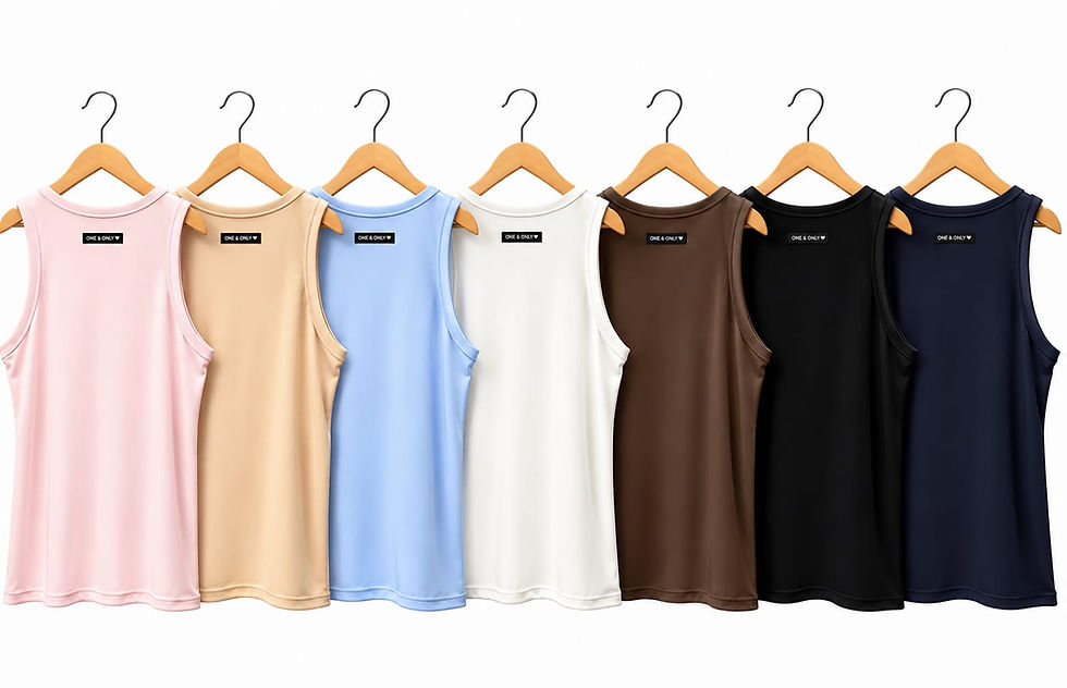 Miniatura: 🌼Musculosa Ribb cotton básica etiqueta espalda