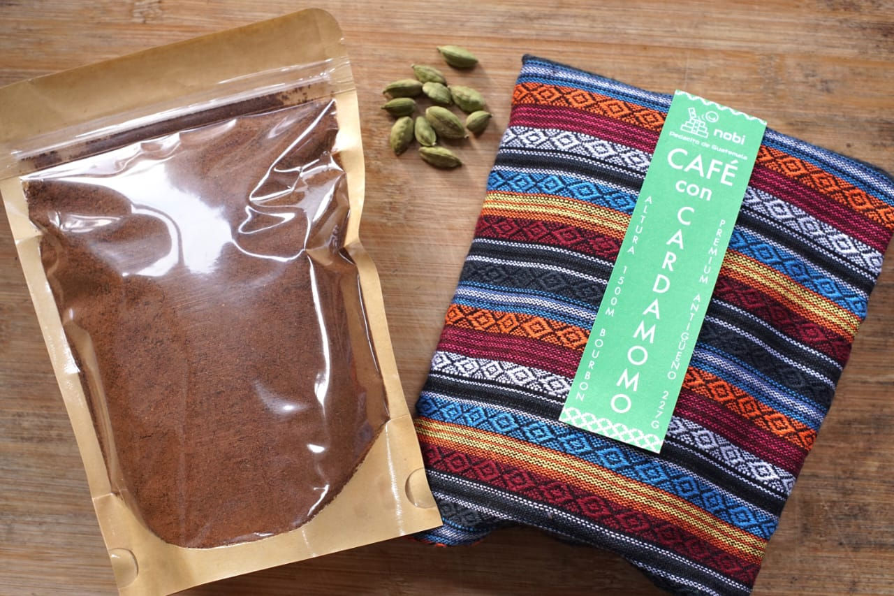 Café Antigüeño con Cardamomo en Bolsa Típica 0.5LB