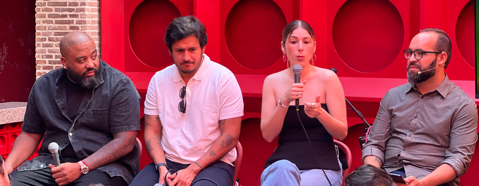 Pedro L. Rodriguez on X102.1FM's Reset Digital promoting MusiCon by RT 2025.