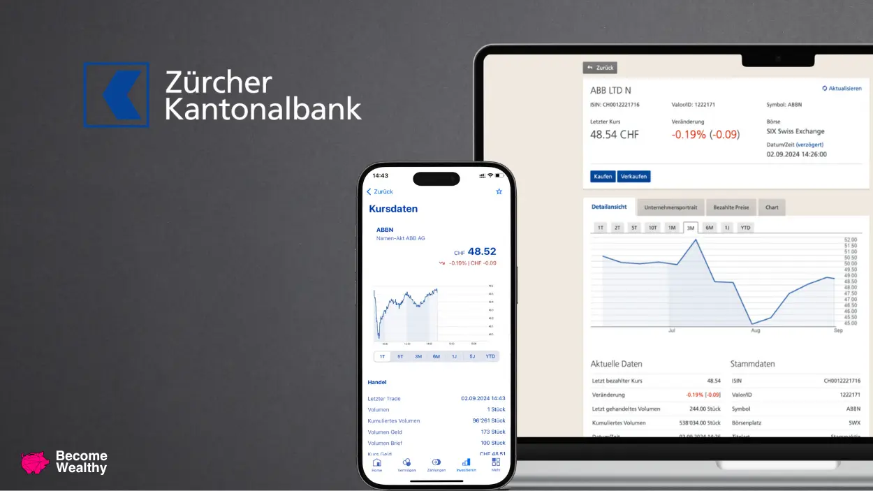 Broker Zürcher Kantonalbank ZKB Trading Platform