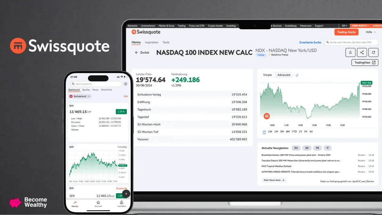 Broker Swissquote Trading Platform