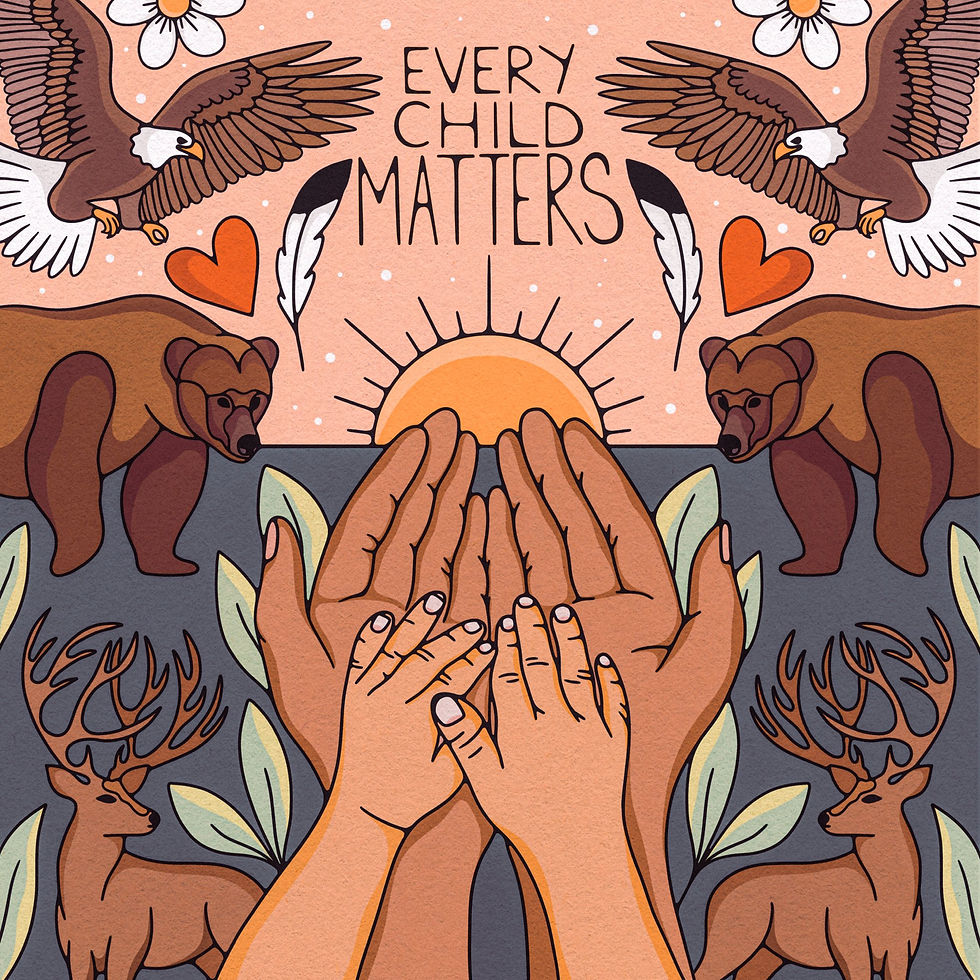 Every Child Matters Artwork by Artist Alanah Jewell / Morningstar Designs