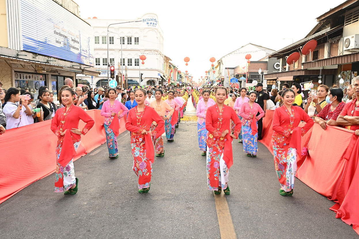 Year of the Rabbit Decorations in Phuket Old Town