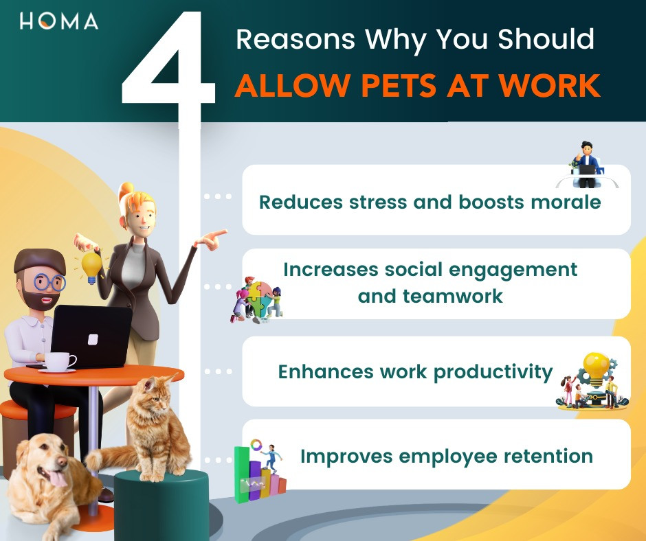 4 reasons why you should allow pets at work