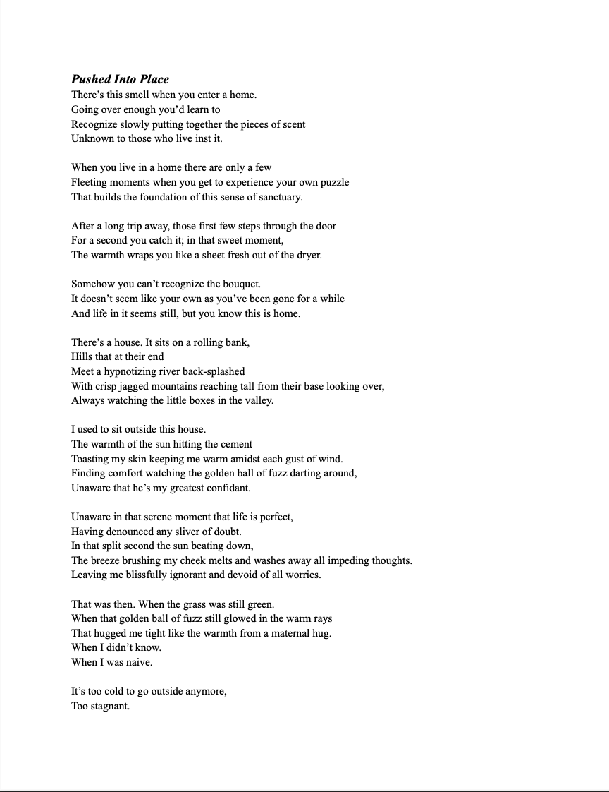 Pushed Into Place, Page 1