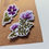 Miniature : Patches - purple flowers