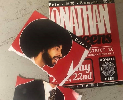 PRO AMAZON AGITATOR JOSHUA BOWEN SHARES DEFACED IMAGE OF CD26 CANDIDATE JONATHAN BAILEY