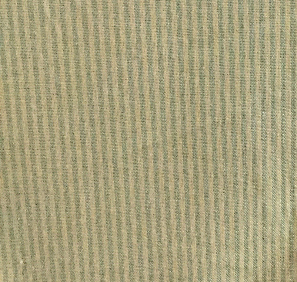 Light Green & Yellow Ticking