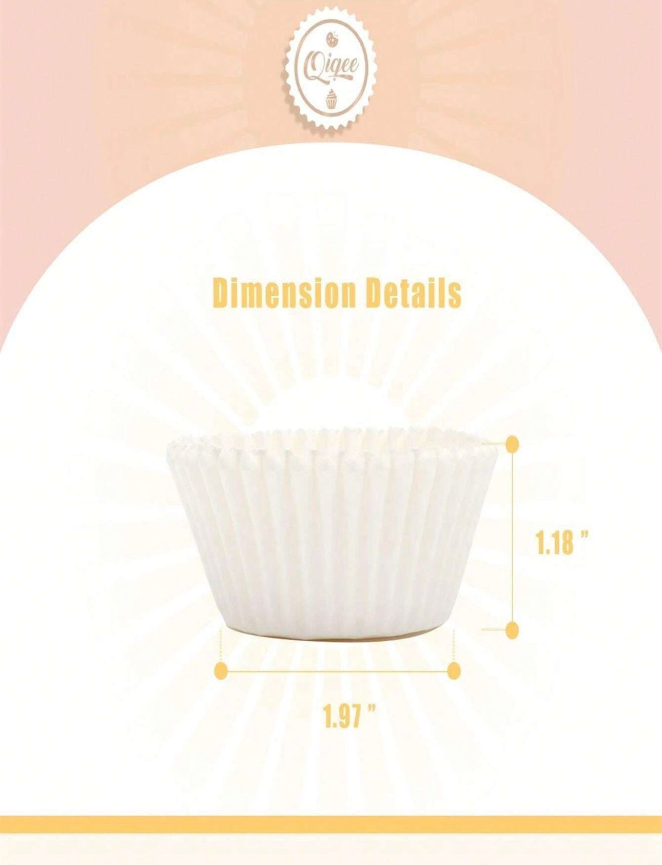 50 Pcs Cupcake and Muffin Liners