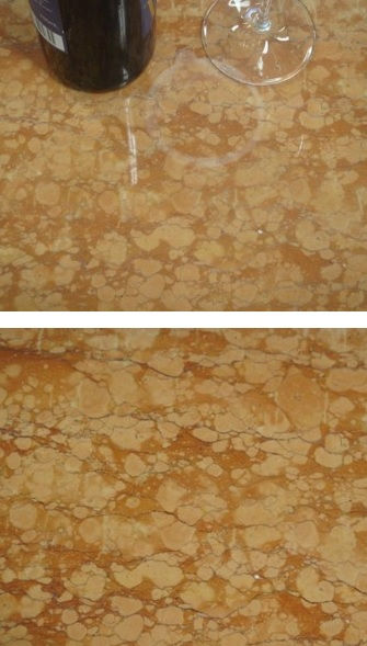 Before & After Removal of Etch Mark