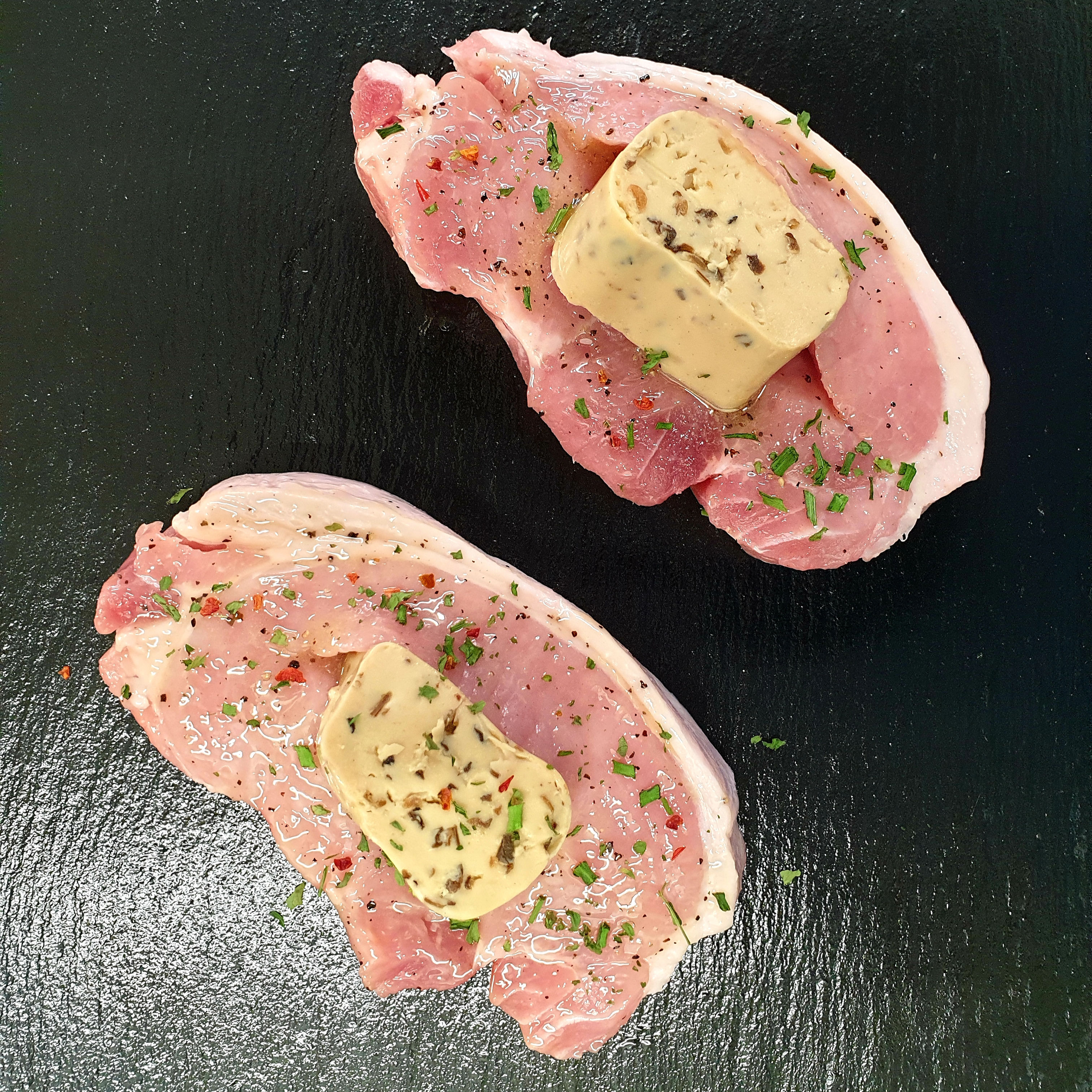 Mushroom Pork Steaks