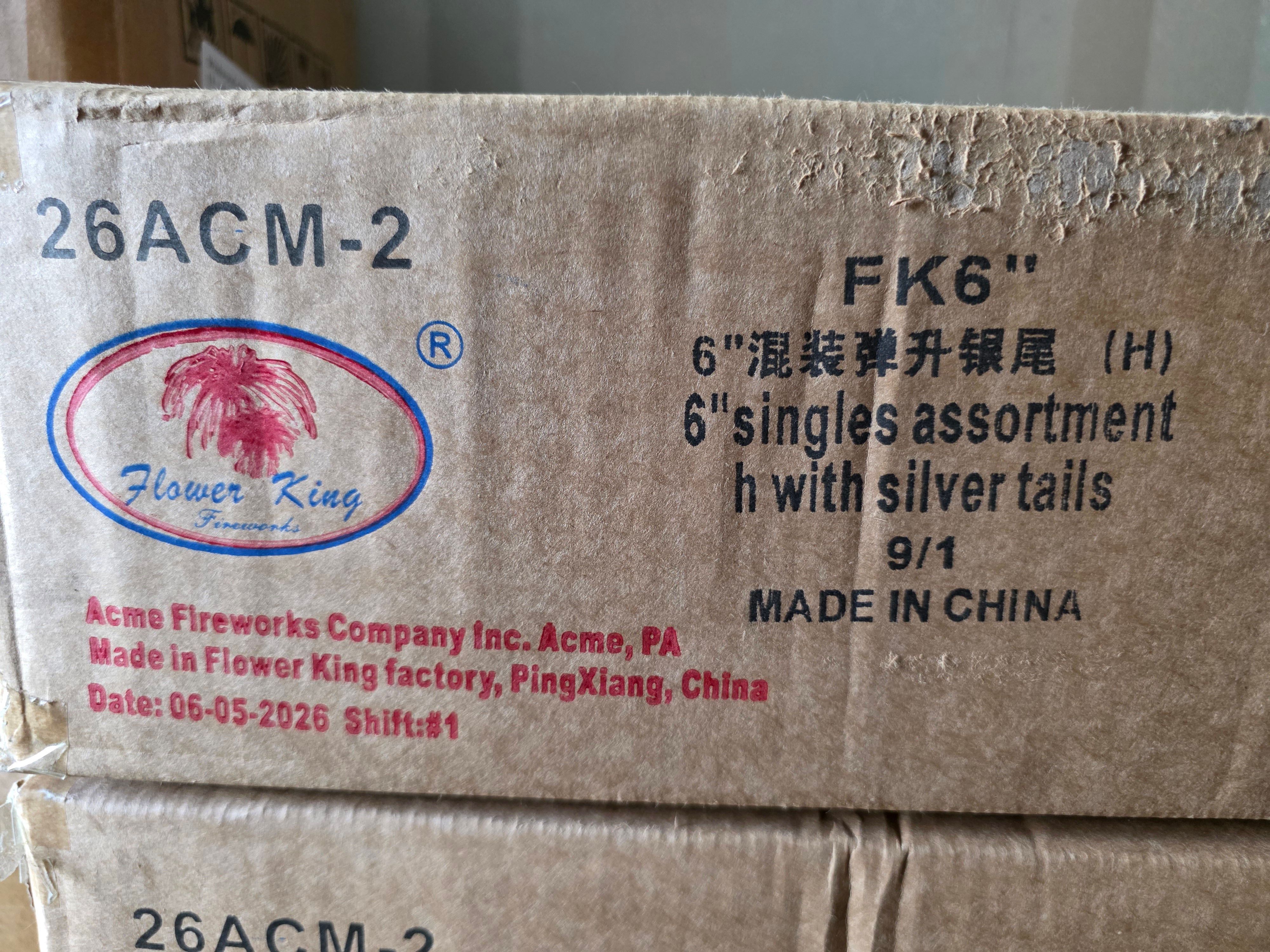 FK 6" Singles Assortment H with Silver Tails