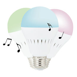 Glödlampa med musik