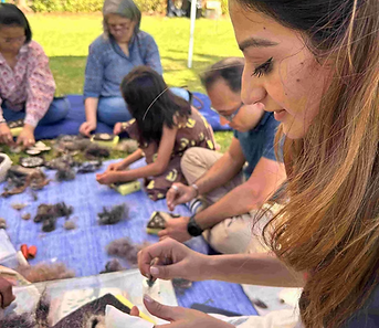 workshop under the trees