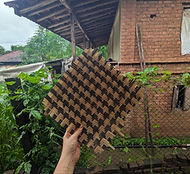 Bamboo used for art