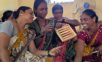 Team EkiBeki with bamboo artisans