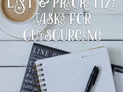 HELP! What Should I Outsource?