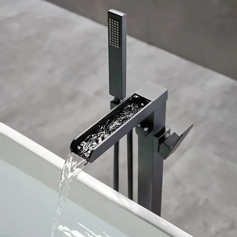 Thumbnail: Waterfall Freestanding Tub Faucet WX/282A-GB