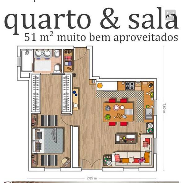 Veja como aproveitar bem o espaço em apartamento pequeno!