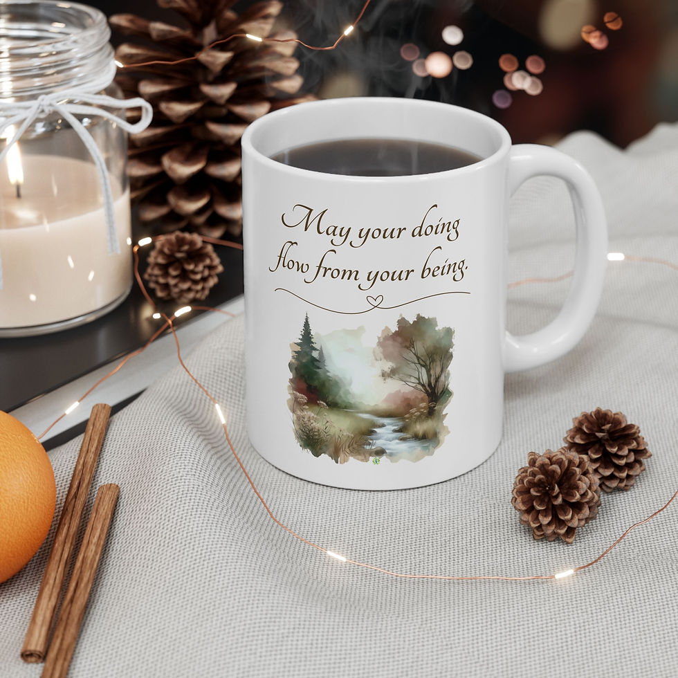 Flowing Stream Jeremiah 29:11 Relaxing Mug (11oz, 15oz)