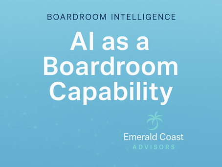 AI as a Boardroom Capability