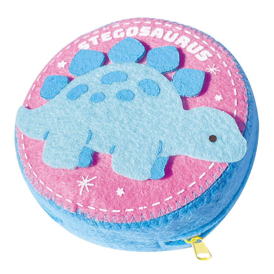 FV25-K001/ステゴザウルスくんフェルトポーチ