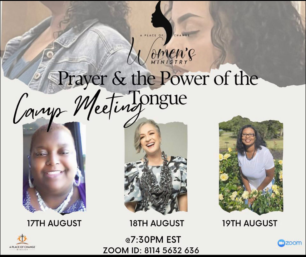 Women’s Ministry Camp Meeting - Prayer & the Power of the Tongue