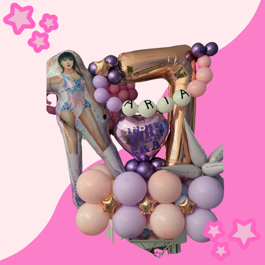 TS Balloon Bouquet Bracelet Name