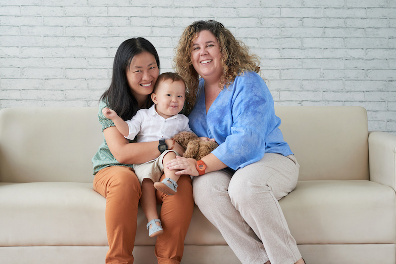 kids with moms