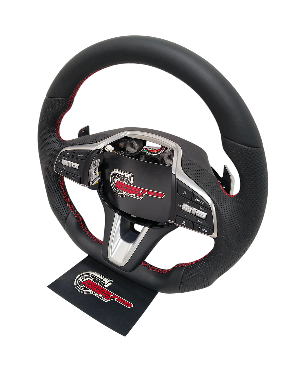 Thumbnail: 2018+ Genesis G70 Base Steering Wheel