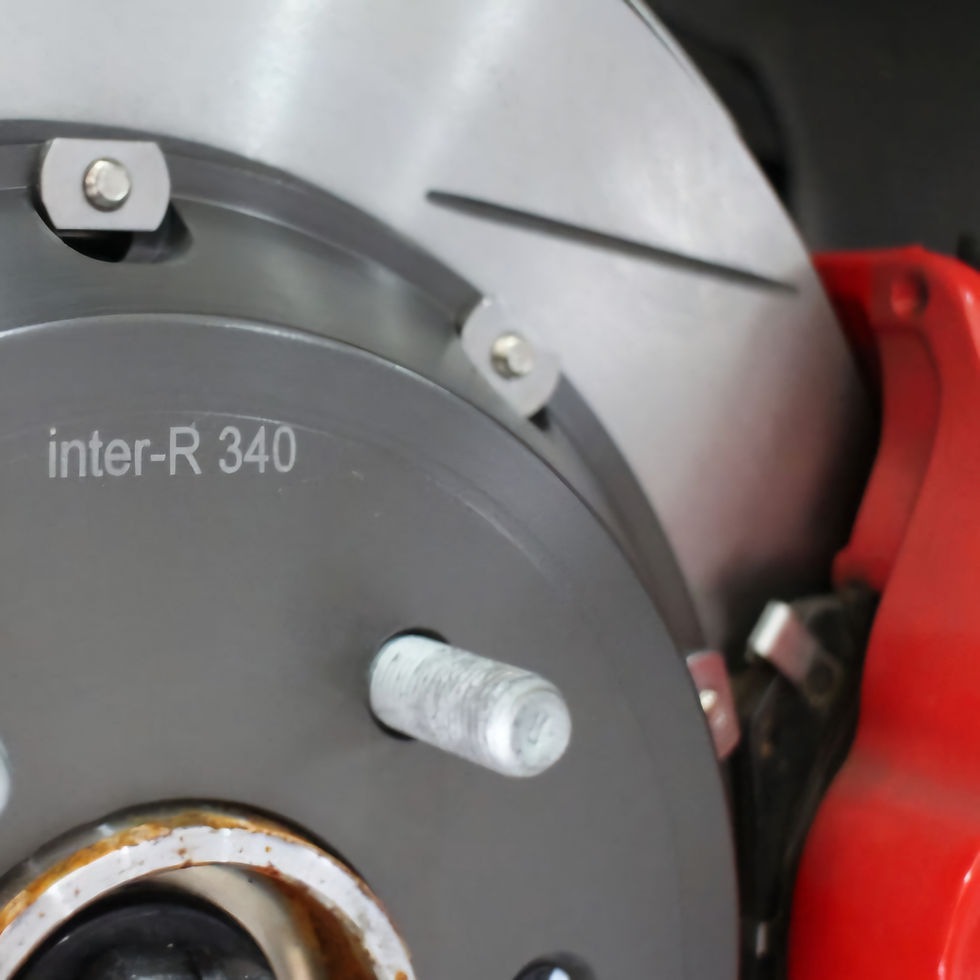 Thumbnail: 2018+ Genesis G70 Inter-R 2pc Brake Rotors & Hardron Pads Upgrade Kit