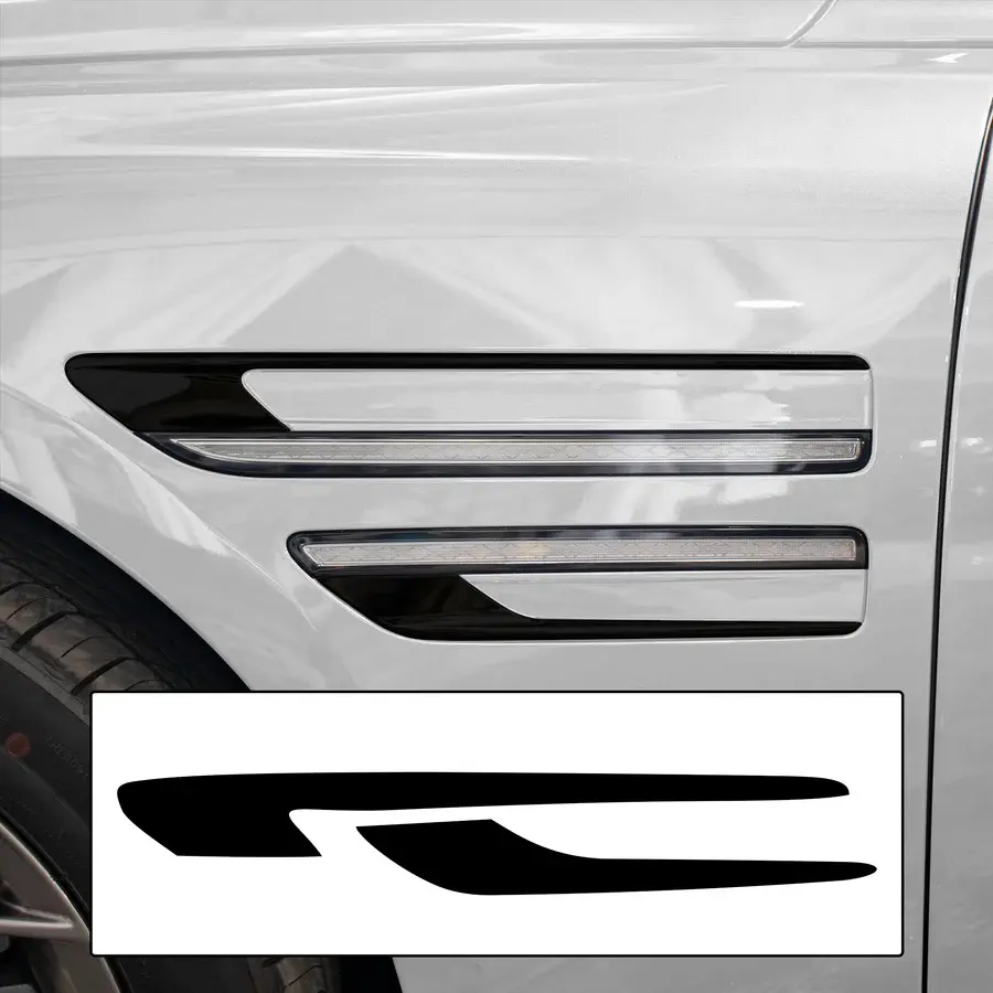 2021+ Genesis G80 Precut Side Vent Trims Blackout Overlay Vinyl DIY Ki