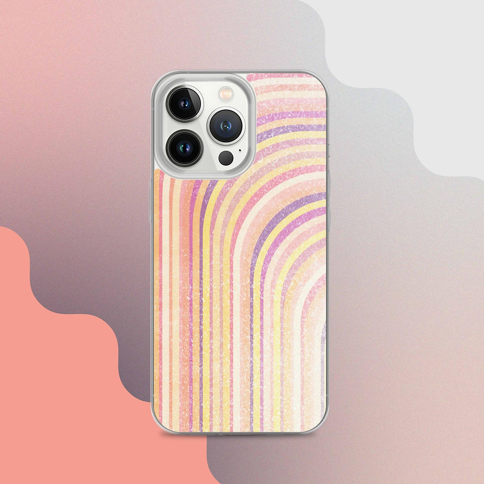 Thumbnail: Retro Clear Phone Case for iPhone®