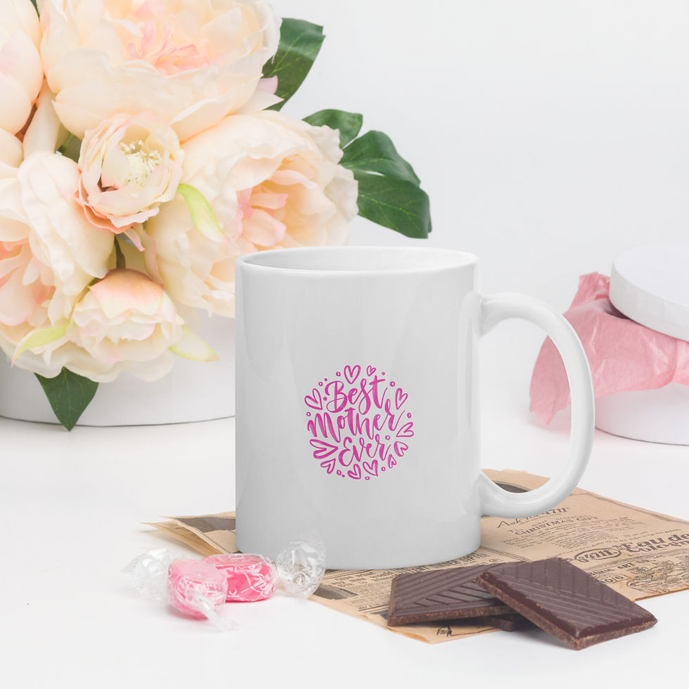 Thumbnail: Best Mother Ever White glossy mug
