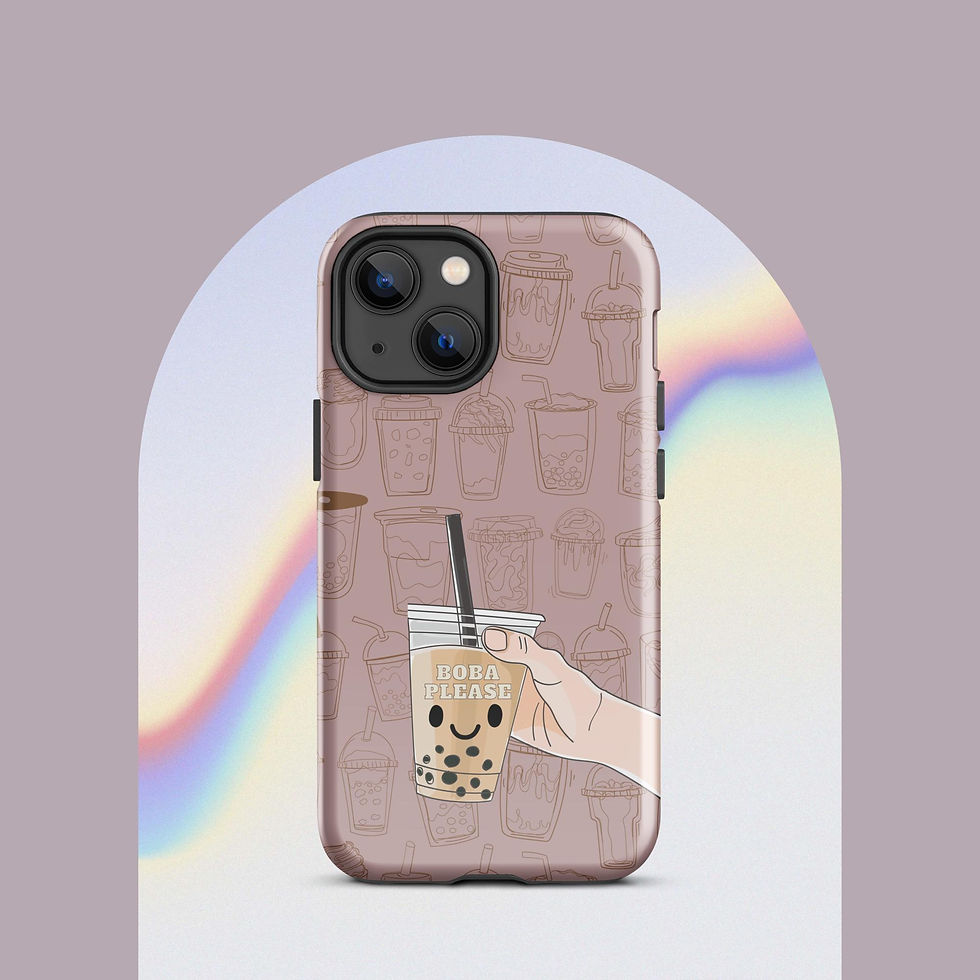 Thumbnail: Boba Please Tough Phone Case for iPhone®