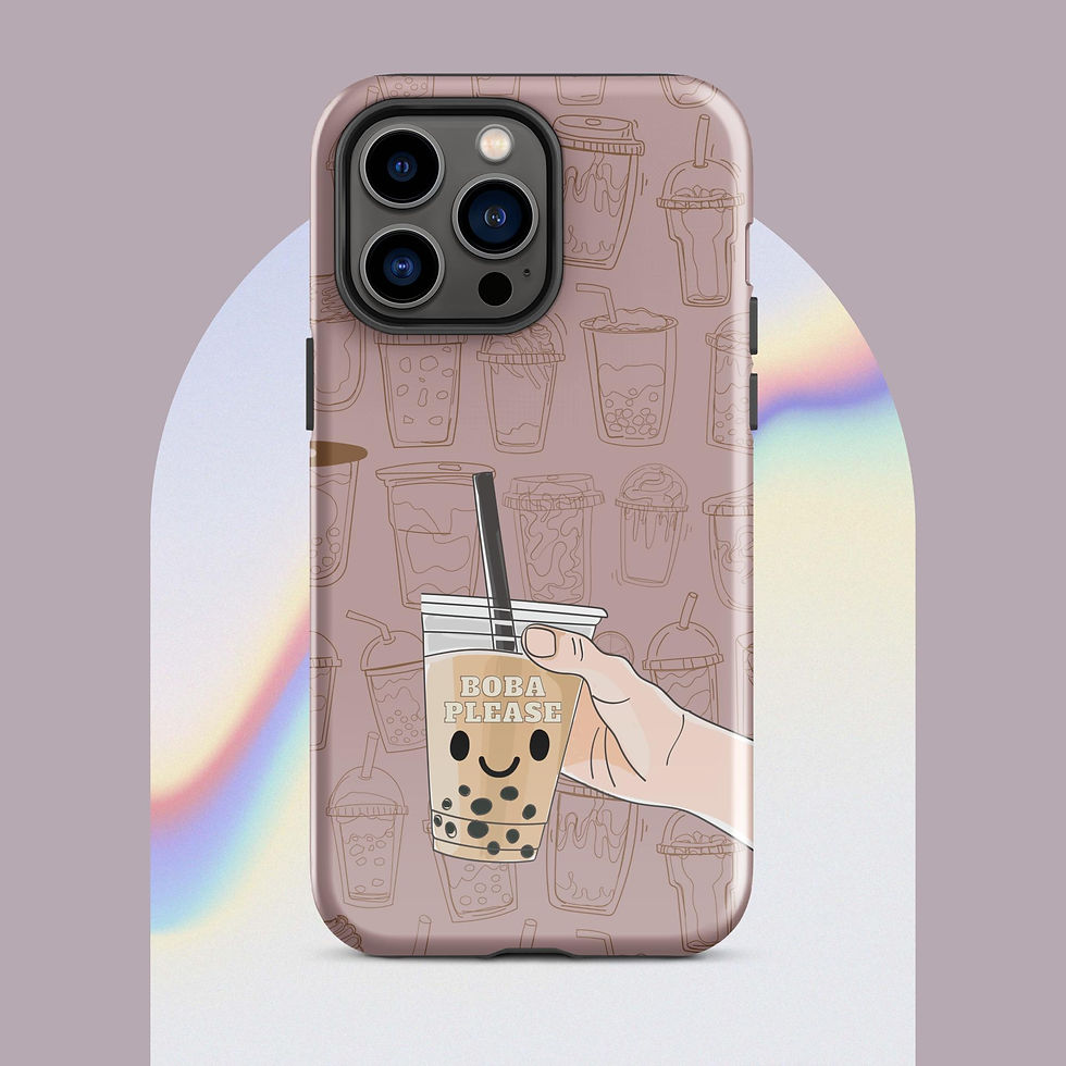 Thumbnail: Boba Please Tough Phone Case for iPhone®