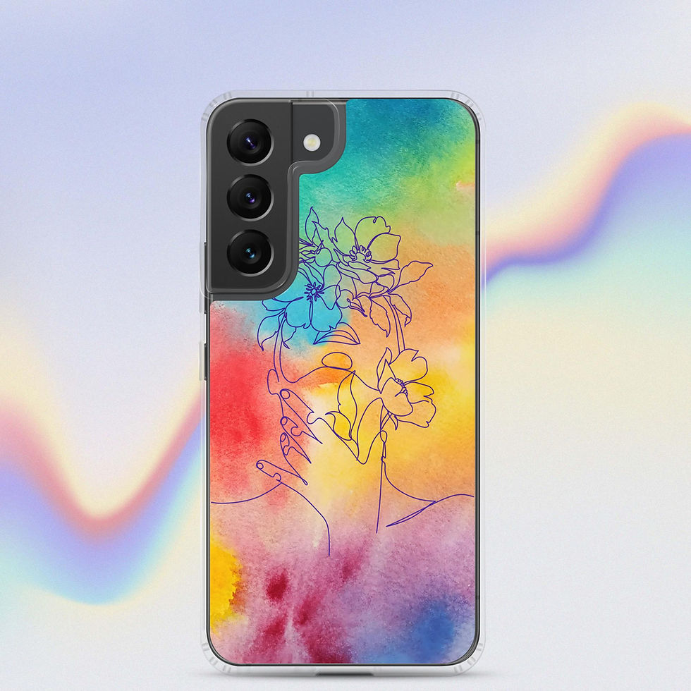 Thumbnail: Color outside the lines Clear Phone Case for Samsung®