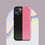 Thumbnail: Minimalist Black & Pink Tough Phone Case for iPhone®