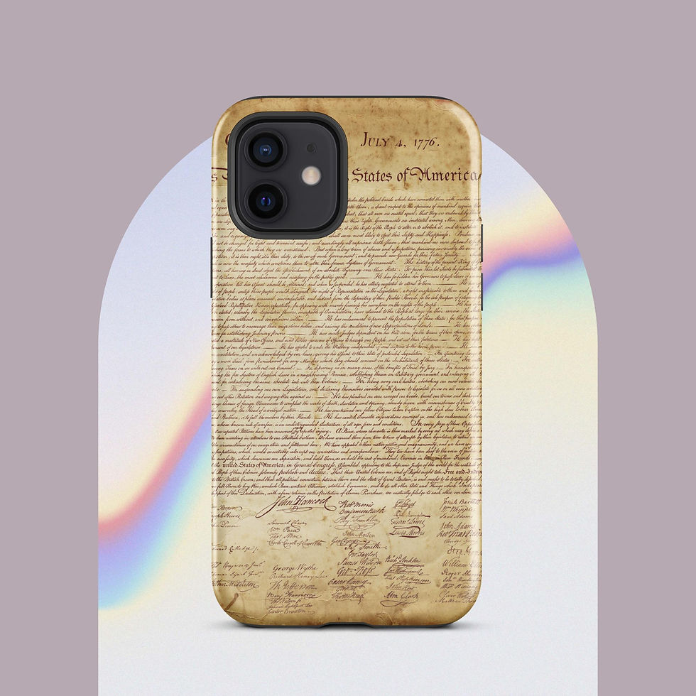 Thumbnail: July 4th, 1776 Tough Phone Case for iPhone®