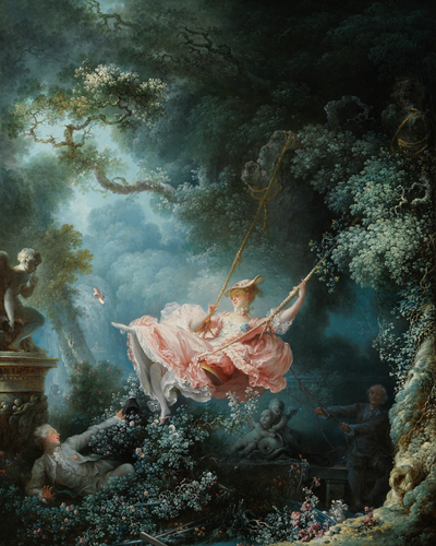 The Swing, Honoré Fragonard, 1767-1768 Framed Art | Dichotomy Designs